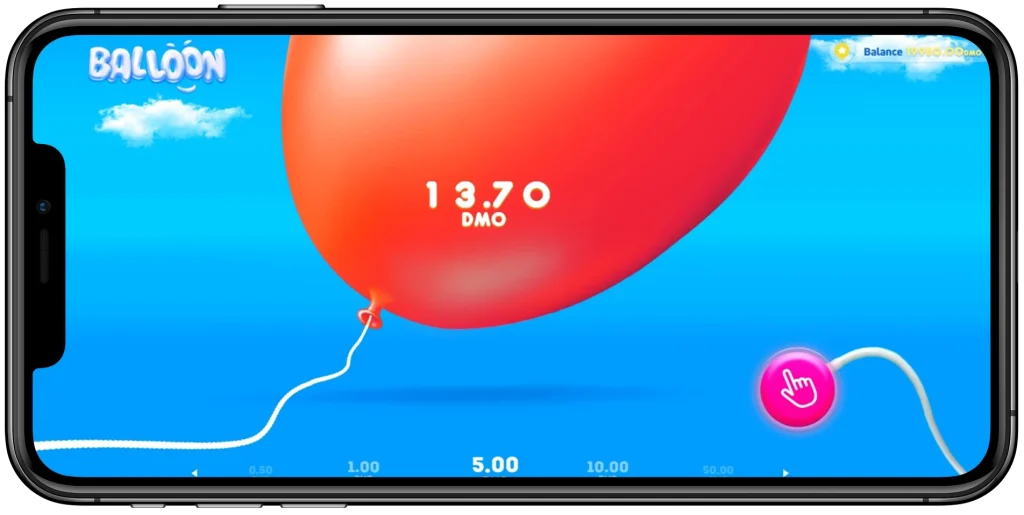 Balloon juego dinero.