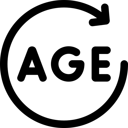 Icono de edad.